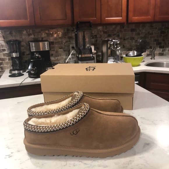 Brand New UGG Kids Tasman II Chestnut Slipper Shoe With 100% Authentic 1019066K - Picture 3 of 15